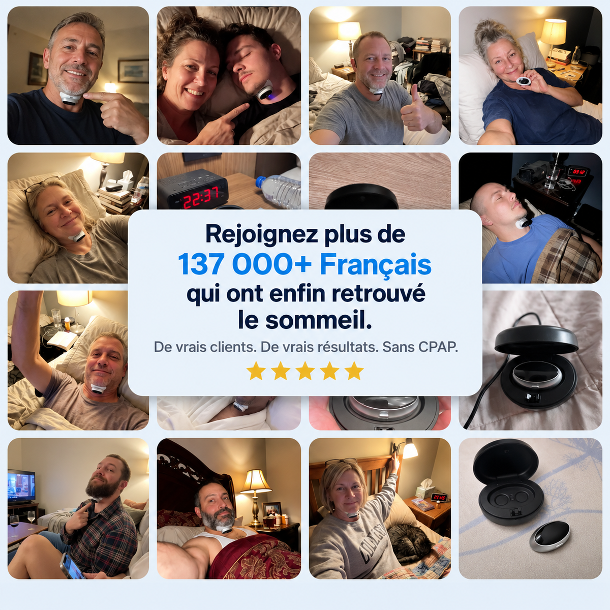 SLEEPIE™ PRO — Dispositif anti-ronflement